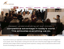Tablet Screenshot of leading-beyond.com
